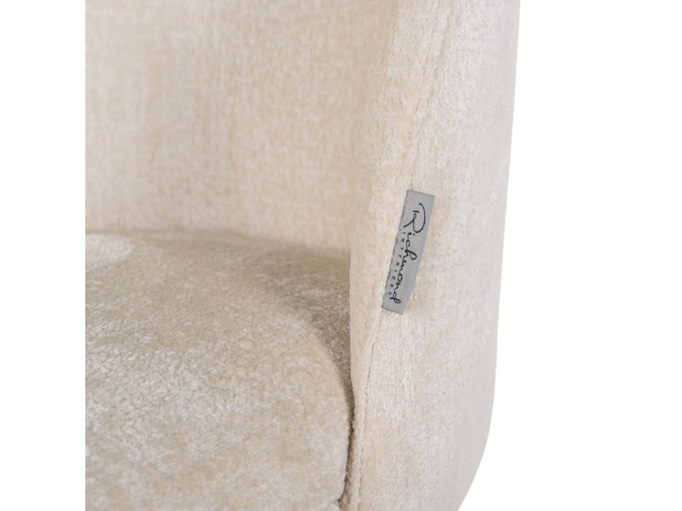 RICHMOND krzesło ALICIA białe - trudnopalne - Richmond Interiors